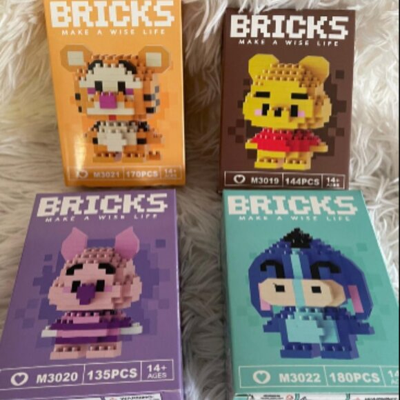 Winnie and Friends Bricks - Set of 4 - Picture 1 of 5